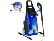 AR Blue Clean AR383 1 900 PSI 1.5 GPM 14 Amp Electric Pressure Washer with 10 Inch Deck Patio and Flat Surface Cleaner