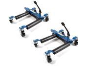 Capri Tools Hydraulic Car Positioning 9 inch Tire Jack Dolly 2 Pack
