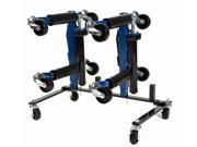 Capri Tools Hydraulic Car Positioning 9 inch Tire Jack Dolly Stand 4 Pack