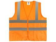 TR Industrial Orange Safety Vest XXXL 2 Pockets Knited