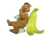 Muppets Fozzie Bear and Banana Salt and Pepper Shakers