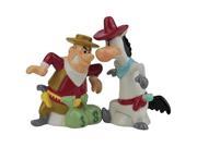 Quick Draw McGraw and Bandit Salt and Pepper Shakers