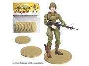 Action Figure Stands 25 Pack Tan