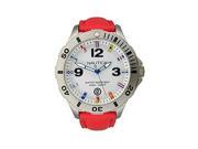 Nautica BFD Red Diver Flag White Dial Men s Watch N12567G