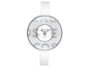 Lacoste Club Collection Figari Leather Strap White Dial Womens watch 2000541