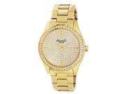Kenneth Cole New York Yellow Gold with Pave Crystal Dial Women s watch KC4957