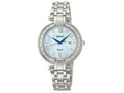 Seiko Diamond Collection White Mother of Pearl Dial Women s Watch SUT181