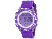 Nautica NSR 100 Digital Silicone Purple Unisex watch N09931G