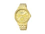 Pulsar Multifunction Gold Tone Stainless Steel Womens watch PP6190