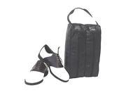 Black Leather Golf Shoe Bag 725 0