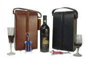 Leather Double Wine Case Holder 22 02