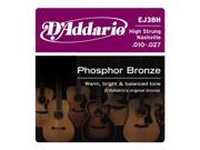 D Addario EJ38H Acoustic Guitar Strings Nashville Tuning Phosphor Bronze 1 Set
