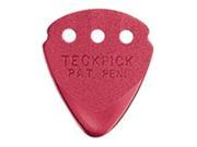 12 pack Dunlop Techpick Tech Pick Aluminum Metal Guitar Picks Red .88mm
