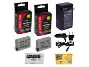 2 Pc Two LP E8 LPE8 Lithium Battery Charger Kit for Canon Rebel T2i T3i T4i T5i EOS 550D 600D 650D 700D Kiss X4 X5 X6 DSLR Camera