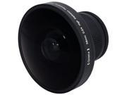 Opteka Platinum Series 58mm 0.2X HD Panoramic Vortex Fisheye Lens for Digital Video Cameras
