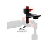 Opteka CXS XM5 1 4 Thread Monitor Accessory Rod Mount for 15mm Rail System DSLR Rigs