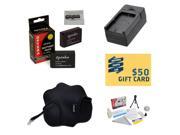 2 Canon LP E12 LPE12 Replacement Batteries 1 hour Charger Opteka CSLR 50 Wrap Case Deluxe Cleaning Kit Mini Tripod 50 Photo Print Gift Card for the Ca