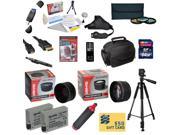 47th Street Photo Ultimate Accessory Kit for the Canon Rebel T2i T3i T4i T5i 650D 700D Kiss X5 Kiss X4 KissX6i Kiss X7i EOS 550D 600D DSLR Digital Cam