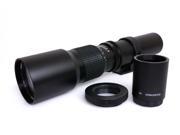 Opteka 500 1000mm High Definition Preset Telephoto Lens for Nikon DF D4 D3X D800 D610 D600 D300S D7100 D7000 D5300 D5200 D5100 D3200 and D3100 Digit