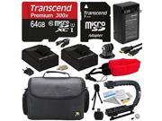 Ultimate Kit For GoPro HERO3 with 64GB Micro Sd Memory Card 2x AHDBT 301 Batteries Charger Micro HDMI Cable X GRIP Handle Case Floating Strap Cleaning K