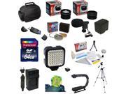 Ultimate Accessory Kit for Canon Vixia HF G10 HF G20 HF G30 HF S20 HF S21 HF S30 HF S200 with 32GB Memory Card 3 Piece Filter BP 819 Battery Charger Tripod