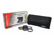 Opteka 30.5mm High Definition II Professional 5 Piece Filter Kit includes UV CPL FL ND4 and 10x Macro Lens For JVC GR AXM17 AXM18 D275 D32 D33 D650 D71