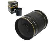 Opteka 500mm 1000mm High Definition Mirror Telephoto Lens for Nikon D4s D4 D3x Df D810 D800 D750 D610 D600 D7100 D7000 D5300 D5200 D5100 D3300