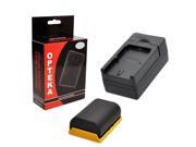 Opteka MBC LPE6 AC DC Mono Rapid Battery Charger with Opteka LP E6 2400mAh Ultra High Capacity Li Ion Battery Pack Works with Canon EOS 5D Mark 2 3 II III 5DM2