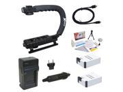 Opteka GoPro HD Hero3 3 Accessory Kit with 2x Extended 2000mAh Batteries AC DC Battery Charger HDMI to Micro HDMI Cable Opteka X GRIP Professional Action
