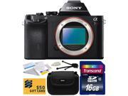 Sony a7R Full Frame 36.4 MP Mirrorless Interchangeable Digital Lens Camera Body Only ILCE7R with Starter Bundle Kit includes 16GB Memory Card Carrying Cas