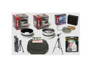 Opteka Professional HD2 Digital Accessory Kit for Kodak EasyShare Z650 Z740 Z710 Digital Camera