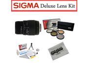 Sigma Lens Bundle for Canon Featuring Sigma 70 300mm f 4 5.6 DG Macro Telephoto Zoom Lens Opteka Pro 5 Piece Filter Kit and More