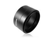 Opteka 52mm Lens Adapter for Panasonic Lumix DMC LX5 Digital Camera Black