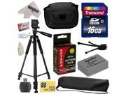 Best Value Kit for Canon PowerShot G1X G16 G15 SX50HS SX40HS SX50 SX40 HS Digital Camera with 16GB SDHC Card Reader Opteka NB 10L 1800mAh Battery Case Tripo