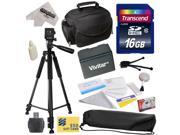 Best Value Kit for Canon VIXIA HFR52 HFR50 HFR500 HFR32 HFR30 HFR300 HFR42 HFR40 HFR400 HFR36 HFR306 HFR38 HFM50 HFM52 HFM56 HFM500 HFM506 Camcorder with 16GB S