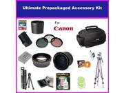 Opteka Ultimate Accessory package For The Canon Powershot G11 G10 Package Includes 0.35x Wide Angle Lens 2.2X Telephoto Lens 3 Piece Filter Kit Replacment Ba