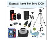 8GB Kit with Opteka NP FV70 High Capacity Extended Battery Tripod Carrying Case and more for Sony SONY HDR CX110 HDR CX150 HDR CX300 HDR CX350 HDR CX500V HDR