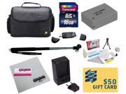 47th Street Photo Best Value Kit for Canon Powershot G15 G16 G1 X Digital Camera Includes Replacement NB 10L Battery Charger Monopod 16GB SDHC Memory