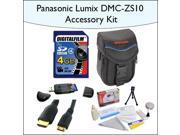 4GB Accessory Package for Panasonic DMC ZS10 Including 4GB SDHC High Speed Memory Card Vanguard Sydney 6B Compact Digital Camera Bag Mini HDMI Cable and More!