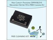 High Capacity Panasonic DMW BLD10 Replacement Lithium Ion Battery for Panasonic DMC GF2 With FREE Opteka Cleaning Kit!