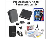 16GB Pro Accessory Package Kit for Panasonic LUMIX DMC FX77 DMC FS37 DMC FS35 DMC FS18 DMC FS16 DMC S3