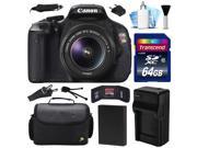 Canon EOS Rebel T3i 600D DSLR Digital Camera w 18 55mm Lens 64GB Value Bundle