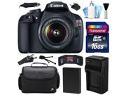 Canon EOS Rebel T5 1200D DSLR Digital Camera w 18 55mm Lens 16GB Value Bundle