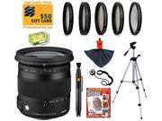 Sigma 17 70mm F2.8 4 DC HSM Contemporary Lens with UV CPL FLD ND4 10 Macro Filters and Bundle for Pentax K S1 K 500 K 50 K 30 K5 IIs K 7 K 5 K 3 K 2