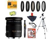 Sigma 17 50mm f 2.8 EX DC OS HSM FLD Large Aperture Zoom Lens with UV CPL FLD ND4 10 Macro Filters and Bundle for Nikon D4s D4 D3x Df D7100 D7000 D530
