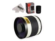 Opteka 500mm 1000mm f 6.3 Telephoto Mirror Lens for Nikon 1 J5 J4 J3 J2 S2 S1 V3 V2 V1 and AW1 Compact Mirrorless Digital Cameras