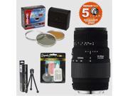 Sigma 70 300mm f 4 5.6 DG Macro Zoom Telephoto Lens Filters 6 Year Warranty for Canon EOS