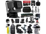 GoPro HERO Camera Camcorder CHDHC 101 with Must Have Accessory Kit includes 64GB Card Case Selfie Stick Car Wall Charger Head Chest Strap Stabilize
