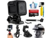 GoPro HERO4 Session HD Action Camera CHDHS 101 with Extreme Sports Accessories Kit includes 16GB MicroSD Card Selfie Stick Head Strap Floating Bobber
