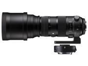 Sigma ZA954 150 600mm F5 6.3 DG HSM Sport Lens with 1.4X Tele Converter Kit for Canon Black